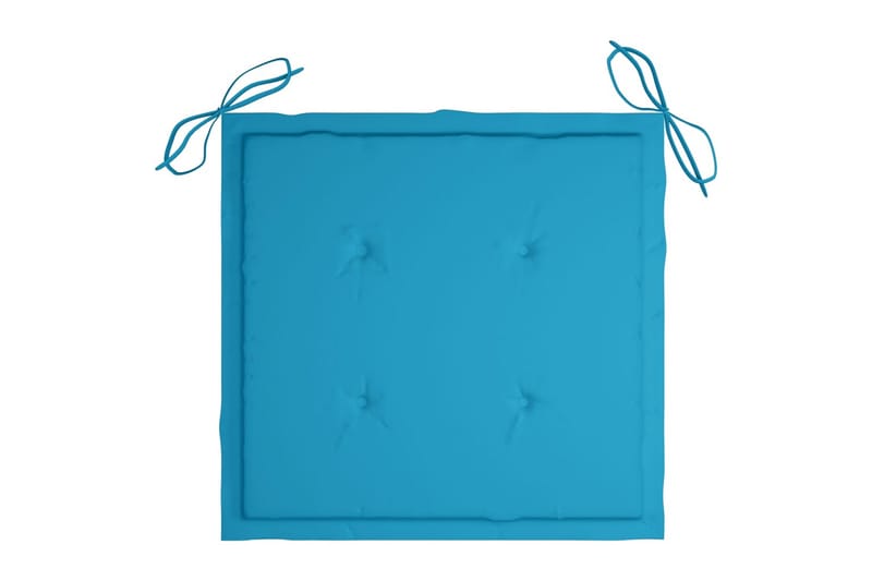 hynder til havestol 4 stk. 50x50x4 cm stof kongeblå - Blå - Havemøbler - Hynder - Siddehynder