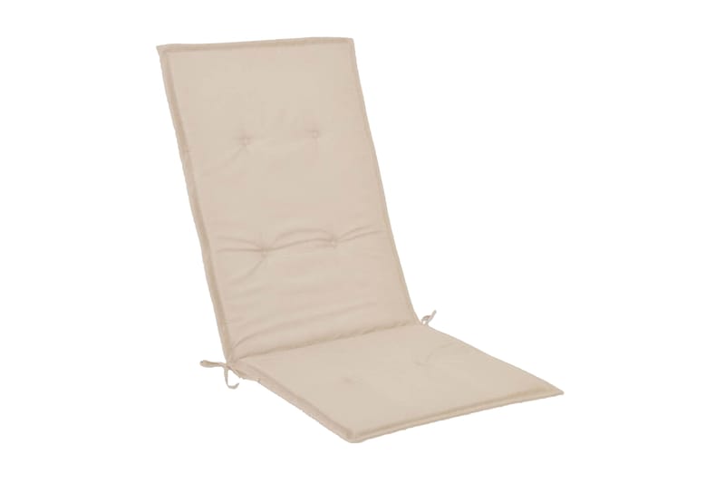 Hynder Til Havestol 4 Stk. Cremefarvet 120 X 50 X 3 Cm - Creme - Havemøbler - Hynder - Siddehynder