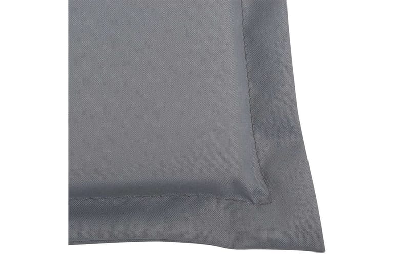 Hynder Til Havestol 4 Stk. Grå 120 X 50 X 3 Cm - Grå - Havemøbler - Hynder - Siddehynder