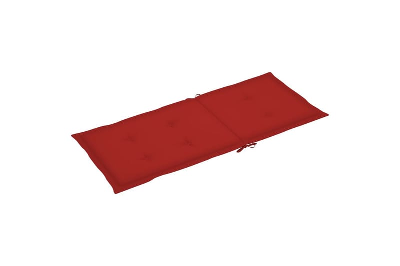 Hynder Til Havestol 6 Stk. 120x50x4 cm Rød - Rød - Havemøbler - Hynder - Siddehynder