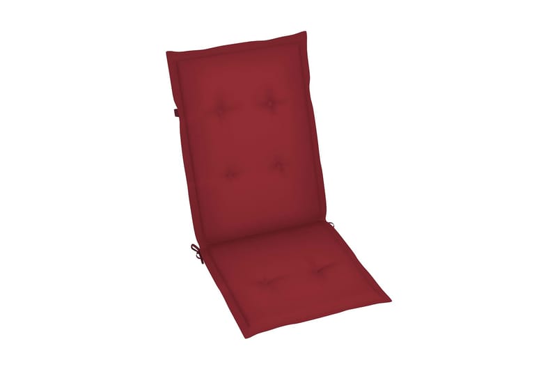 hynder til havestol 6 stk. 120x50x4 cm vinrød - Rød - Havemøbler - Hynder - Siddehynder