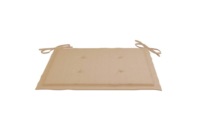 hynder til havestol 6 stk. 50x50x4 cm stof beige - Beige - Siddehynder