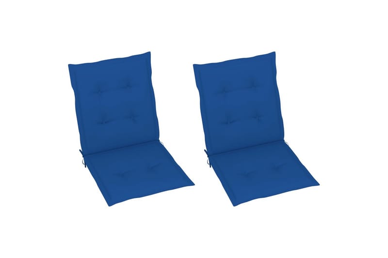 hynder til havestole 2 stk. 100x50x4 cm kongeblå - Blå - Havemøbler - Hynder - Siddehynder