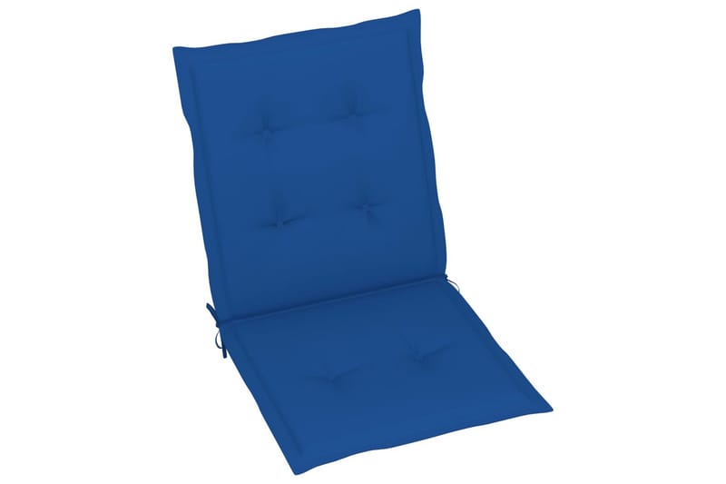 hynder til havestole 2 stk. 100x50x4 cm kongeblå - Blå - Havemøbler - Hynder - Siddehynder