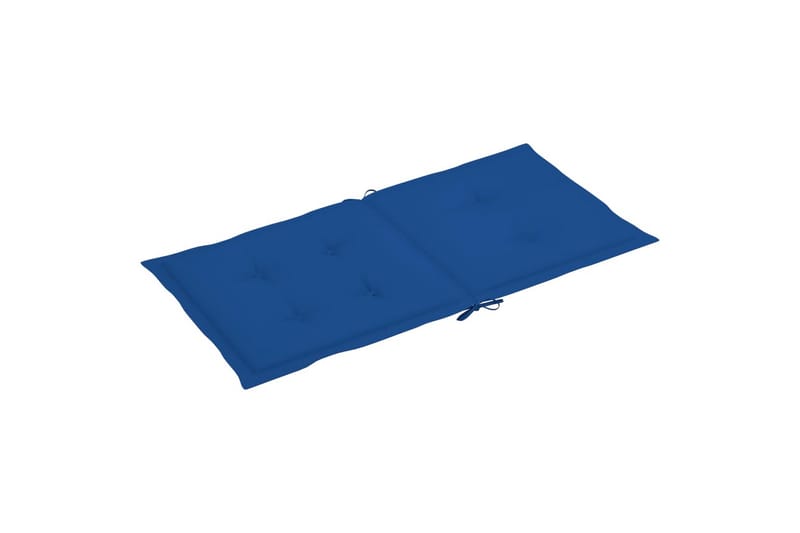 hynder til havestole 2 stk. 100x50x4 cm kongeblå - Blå - Havemøbler - Hynder - Siddehynder