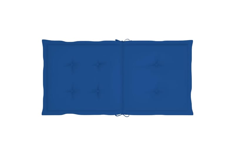 hynder til havestole 2 stk. 100x50x4 cm kongeblå - Blå - Havemøbler - Hynder - Siddehynder