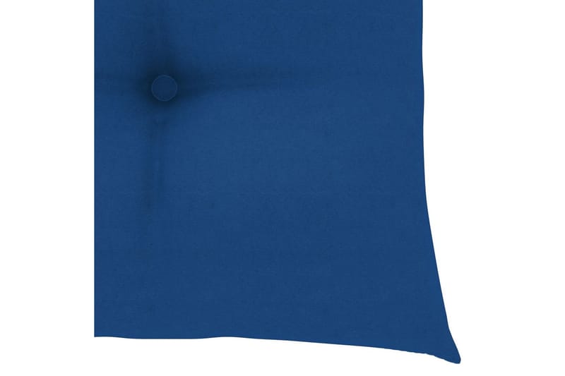Hynder til havestole 2 stk. 40x40x7 cm stof lyseblå - Blå - Havemøbler - Hynder - Siddehynder