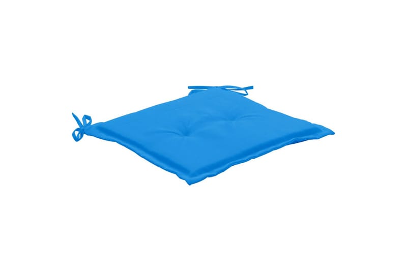 hynder til havestole 2 stk. 50 x 50 x 3 cm blå - Blå - Havemøbler - Hynder - Siddehynder