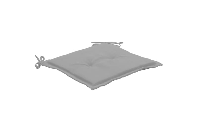 hynder til havestole 2 stk. 50 x 50 x 3 cm grå - Grå - Havemøbler - Hynder - Siddehynder