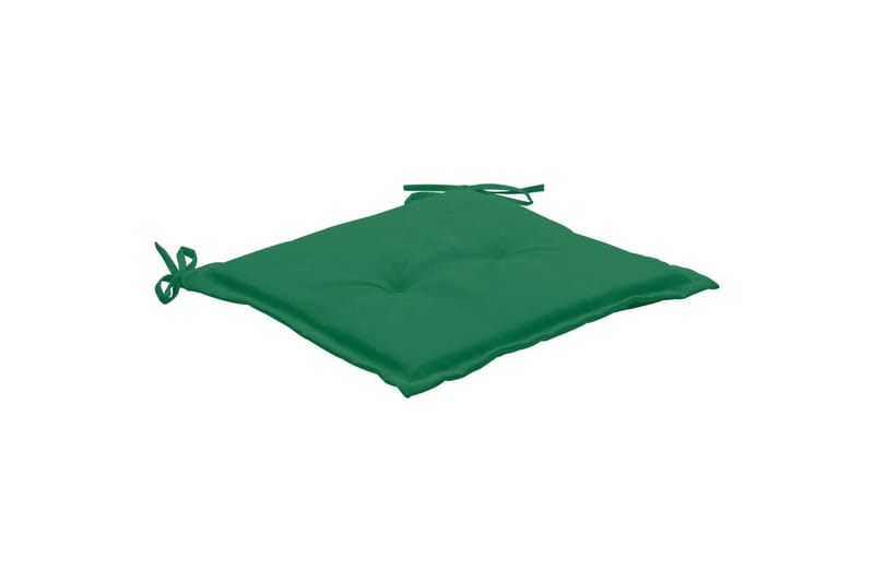 hynder til havestole 2 stk. 50 x 50 x 3 cm grøn - Grøn - Havemøbler - Hynder - Siddehynder