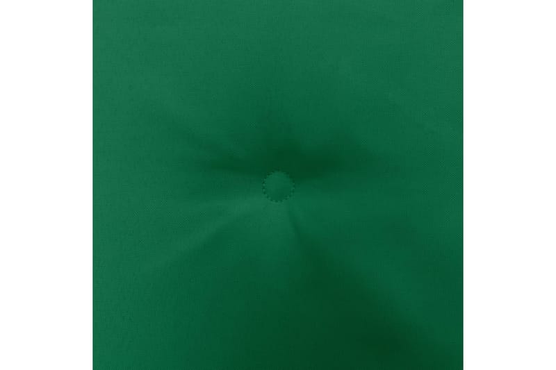 hynder til havestole 2 stk. 50 x 50 x 3 cm grøn - Grøn - Siddehynder