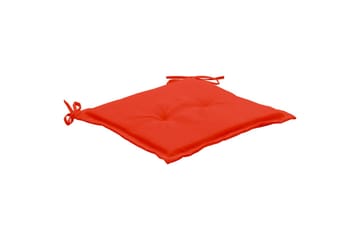 hynder til havestole 2 stk. 50 x 50 x 3 cm rød - Rød - Havemøbler - Hynder - Siddehynder