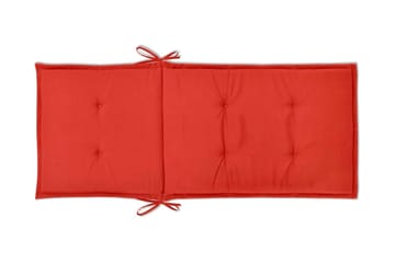Hynder Til Havestole 2 Stk. Rød 120 X 50 X 3 Cm - Rød - Havemøbler - Hynder - Siddehynder