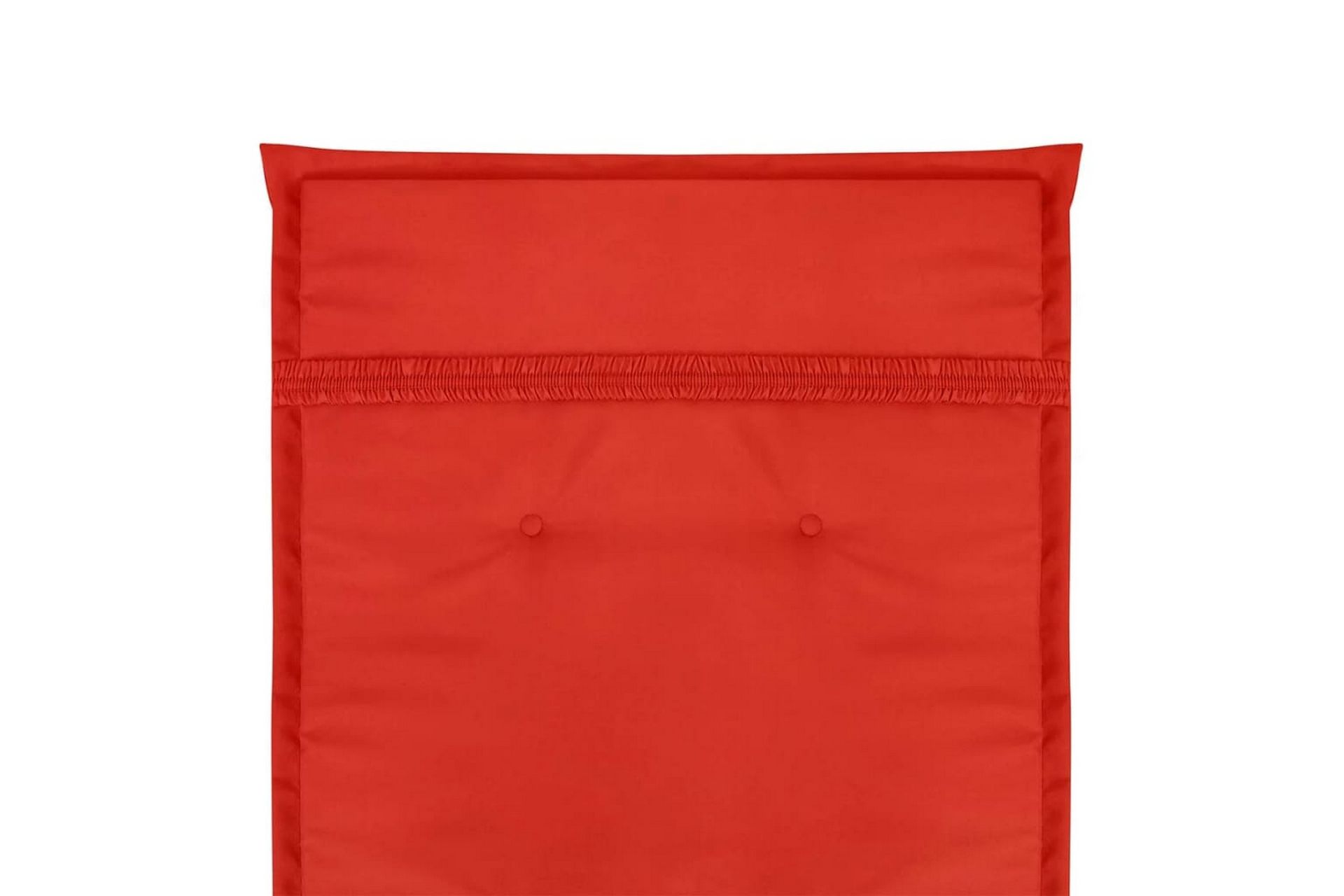 Hynder Til Havestole 2 Stk. Rød 120 X 50 X 3 Cm - Rød - Havemøbler - Hynder - Siddehynder
