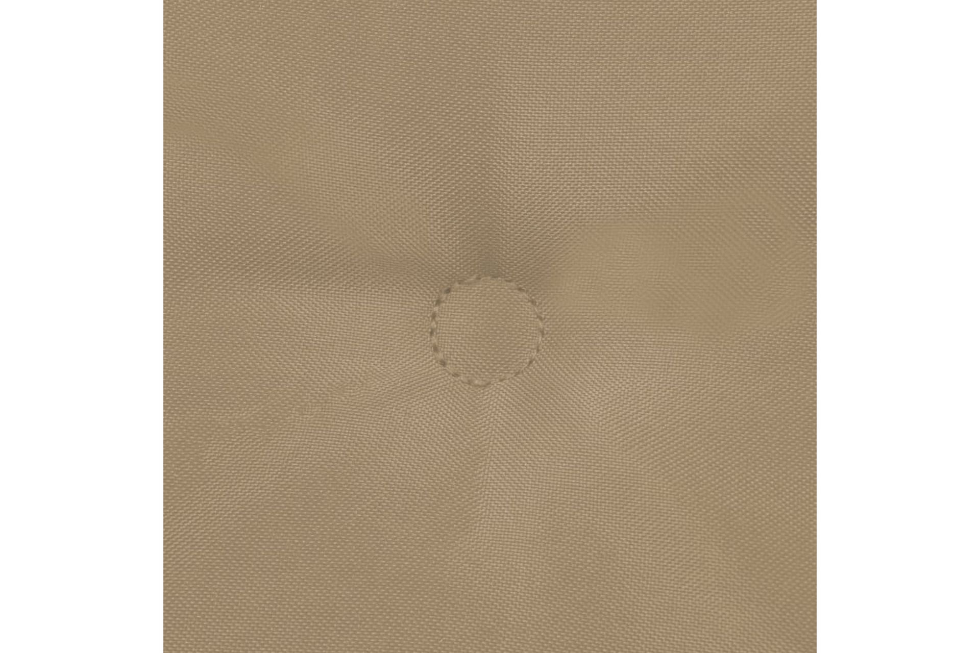 hynder til havestole 4 stk. 120 x 50 x 3 cm beige - Beige - Havemøbler - Hynder - Siddehynder