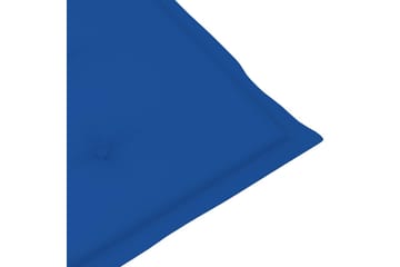 hynder til havestole 4 stk. 120x50x4 cm kongeblå - Blå - Havemøbler - Hynder - Siddehynder