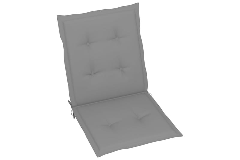 hynder til havestole 6 stk. 100x50x4 cm grå - Grå - Havemøbler - Hynder - Siddehynder