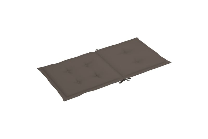 Hynder Til Havestole 6 Stk. 100x50x4 cm Gråbrun - Gråbrun - Havemøbler - Hynder - Siddehynder