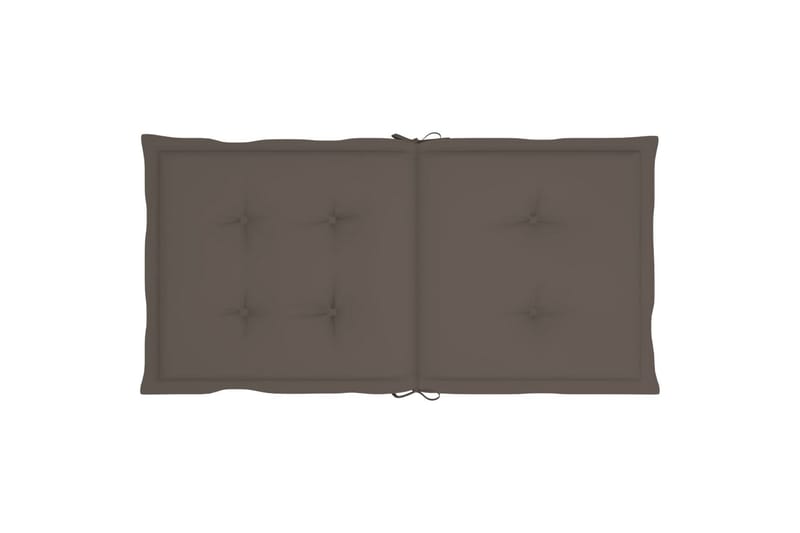Hynder Til Havestole 6 Stk. 100x50x4 cm Gråbrun - Gråbrun - Havemøbler - Hynder - Siddehynder