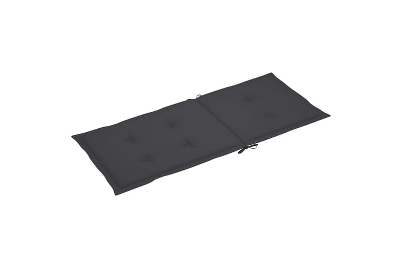hynder til havestole 6 stk. 120x50x4 cm antracitgrå - Antracit - Havemøbler - Hynder - Siddehynder