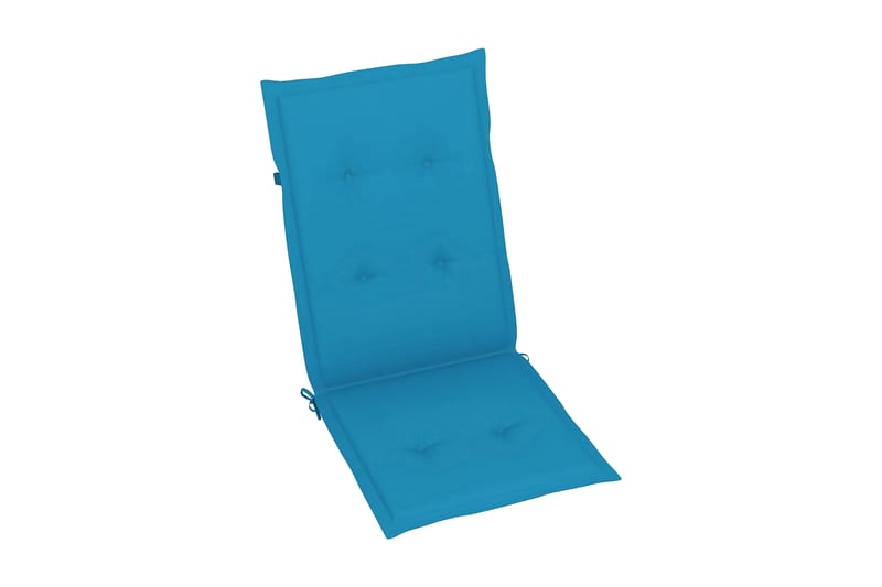 hynder til havestole 6 stk. 120x50x4 cm blå - Blå - Havemøbler - Hynder - Siddehynder