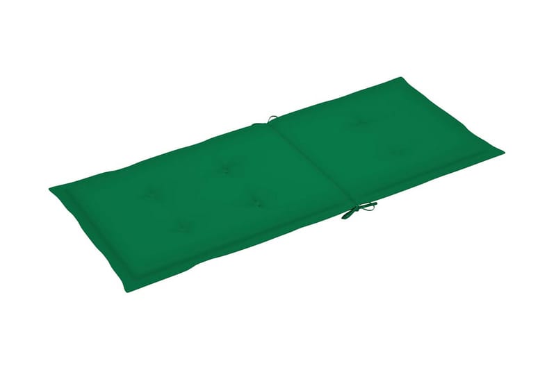 hynder til havestole 6 stk. 120x50x4 cm grøn - Grøn - Havemøbler - Hynder - Siddehynder
