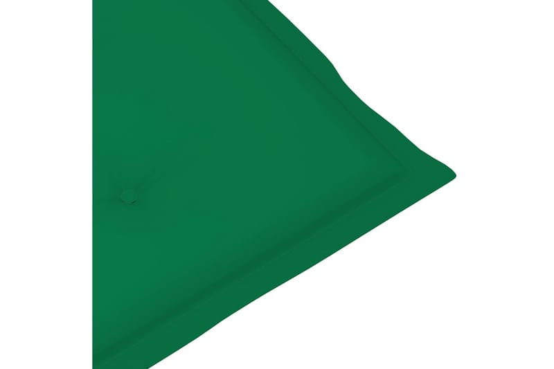 hynder til havestole 6 stk. 120x50x4 cm grøn - Grøn - Havemøbler - Hynder - Siddehynder