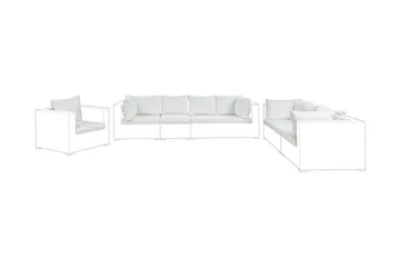 Melantha Hyndebetræk 75x120 cm - Cremehvid - Havemøbler - Hynder - Hyndebetræk