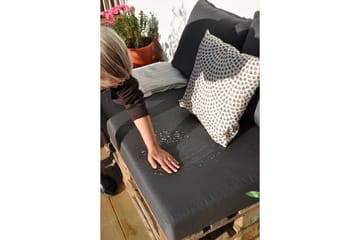 Royal Skammele Hynde 120x80 cm Vandafvisende Sort - Fritab - Havemøbler - Hynder - Hynder til bænk & havesofa