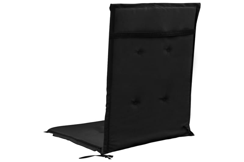 Udendørshynder 4 Stk. 120x50x3 cm Sort - Sort - Havemøbler - Hynder - Siddehynder