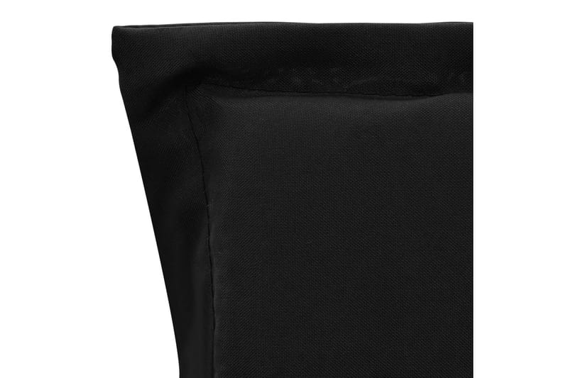 Udendørshynder 4 Stk. 120x50x3 cm Sort - Sort - Havemøbler - Hynder - Siddehynder