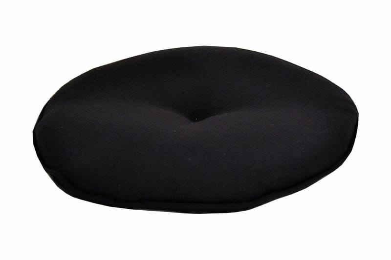 Wien Sittdyna Rund Fritab Black - Havemøbler - Hynder - Siddehynder