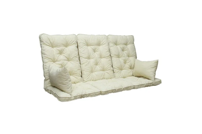Sofahynder med ryglæn Maxi Høj Ryg med Sidepuder Beige, Beige