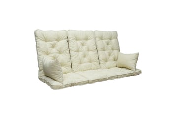 Sofahynder med ryglæn Maxi Høj Ryg med Sidepuder Beige