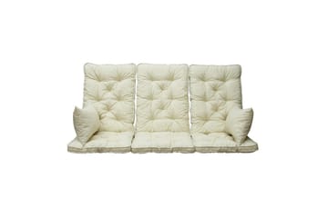 Sofahynder med ryglæn Maxi Høj Ryg med Sidepuder Beige - Beige - Havemøbler - Hynder - Hængesofahynder