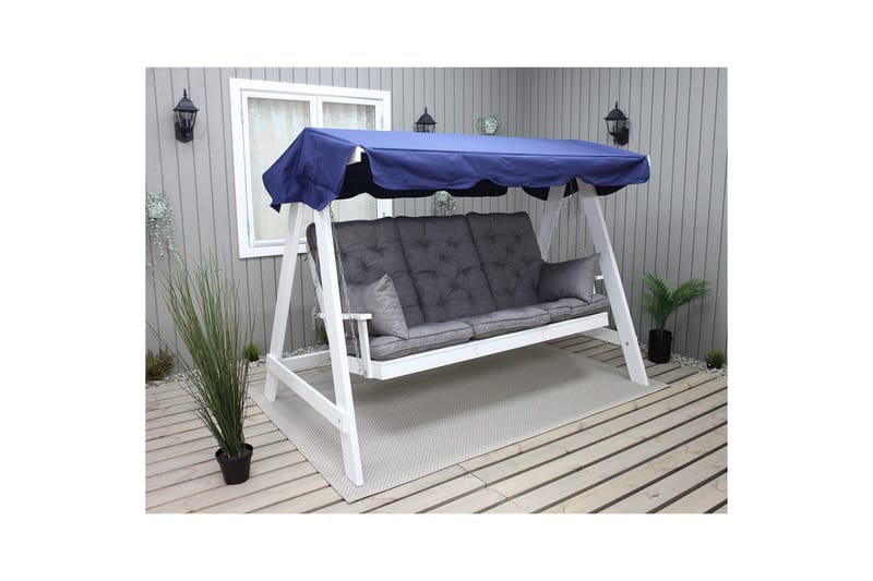 Sofapude med ryglæn Maxi høj ryg med sidepuder - Havemøbler - Hynder - Komplette hyndesæt