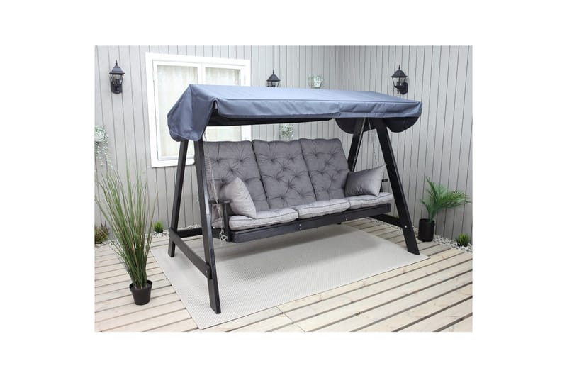 Sofapude med ryglæn Maxi høj ryg med sidepuder - Havemøbler - Hynder - Komplette hyndesæt