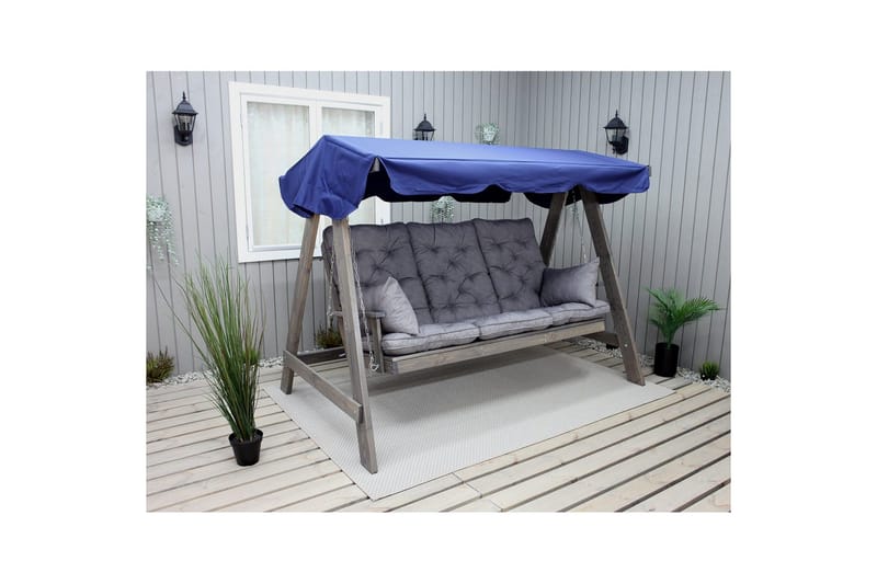 Sofapude med ryglæn Maxi høj ryg med sidepuder - Havemøbler - Hynder - Komplette hyndesæt