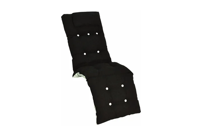 Baden-Baden Flockdyna med nackkudde Fritab Black - Havemøbler - Hynder - Solstolshynde - Baden-Baden hynder