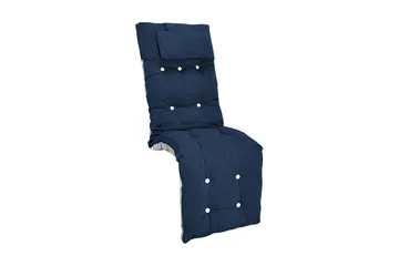 Baden-Baden-hynde Fritab Baden-Baden Flockhynde med nakkepude Marine