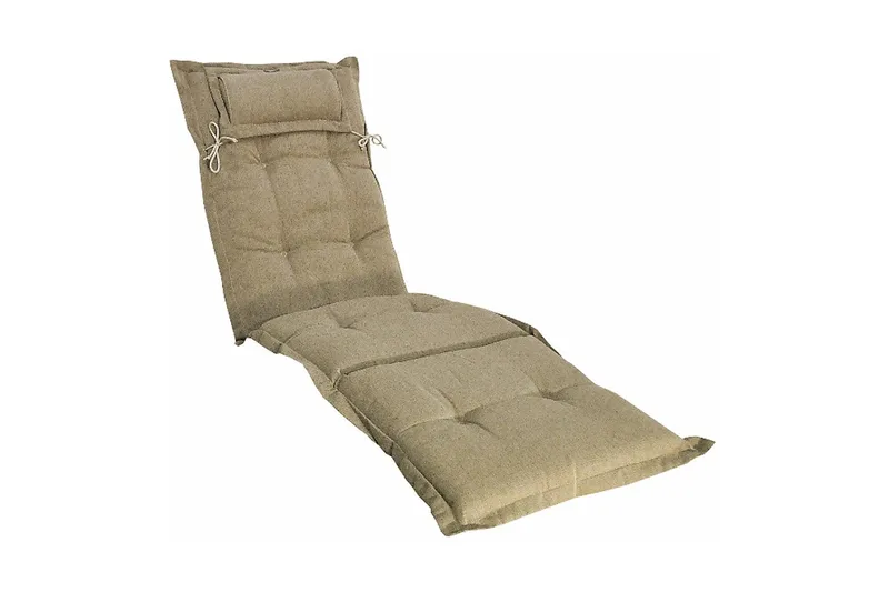 Däckstolsdyna Canyon med nackkudde Fritab beige - Havemøbler - Hynder - Solstolshynde - Dækstolshynde