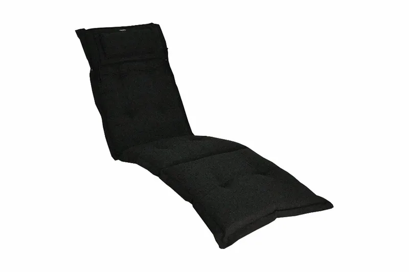 Däckstolsdyna Canyon med nackkudde Fritab Black - Havemøbler - Hynder - Solstolshynde - Dækstolshynde