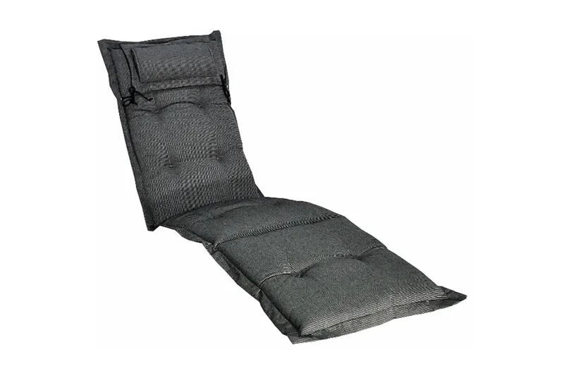 Däckstolsdyna Canyon med nackkudde Fritab Granite - Havemøbler - Hynder - Solstolshynde - Dækstolshynde