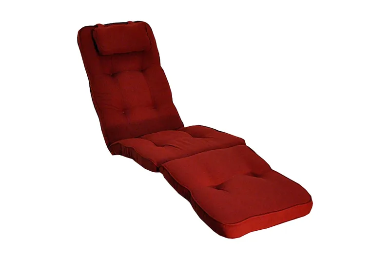 Dækstols hynde Fritab Dækstols hynde Woodline med nakkepude Bordeaux, undefined