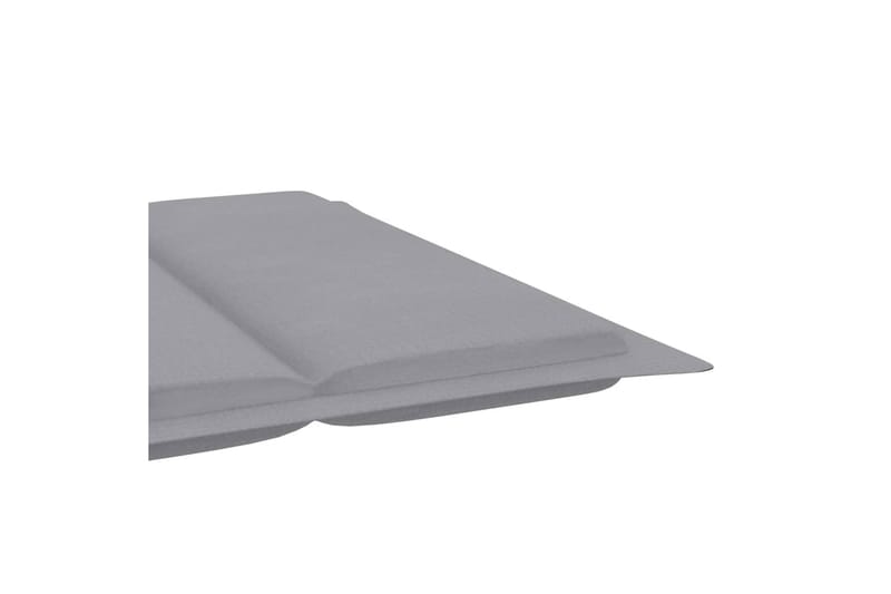 Hynde Til Liggestol 186x58x4 cm Grå - Grå - Havemøbler - Hynder - Solstolshynde - Dækstolshynde