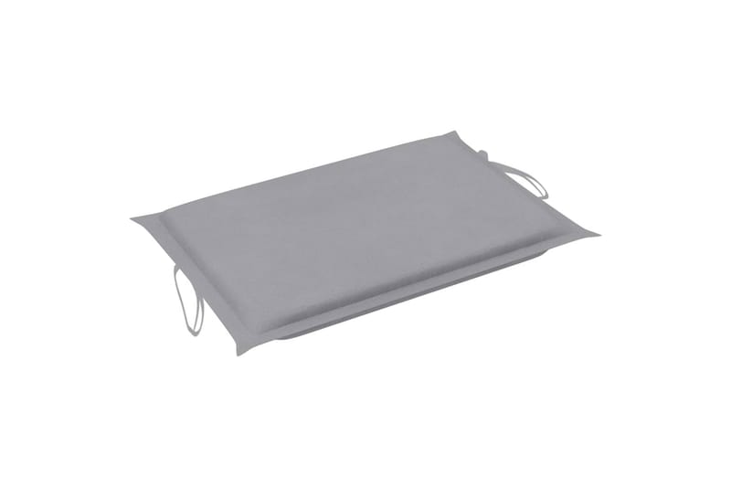 Hynde Til Liggestol 186x58x4 cm Grå - Grå - Havemøbler - Hynder - Solstolshynde - Dækstolshynde