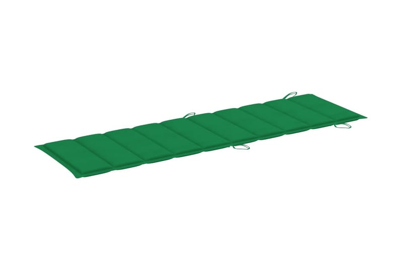 Hynde Til Liggestol 186x58x4 cm Grøn - Grøn - Havemøbler - Hynder - Solstolshynde - Dækstolshynde