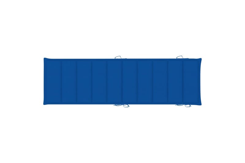Hynde Til Liggestol 186x58x4 cm Kongeblå - Blå - Havemøbler - Hynder - Solstolshynde - Dækstolshynde