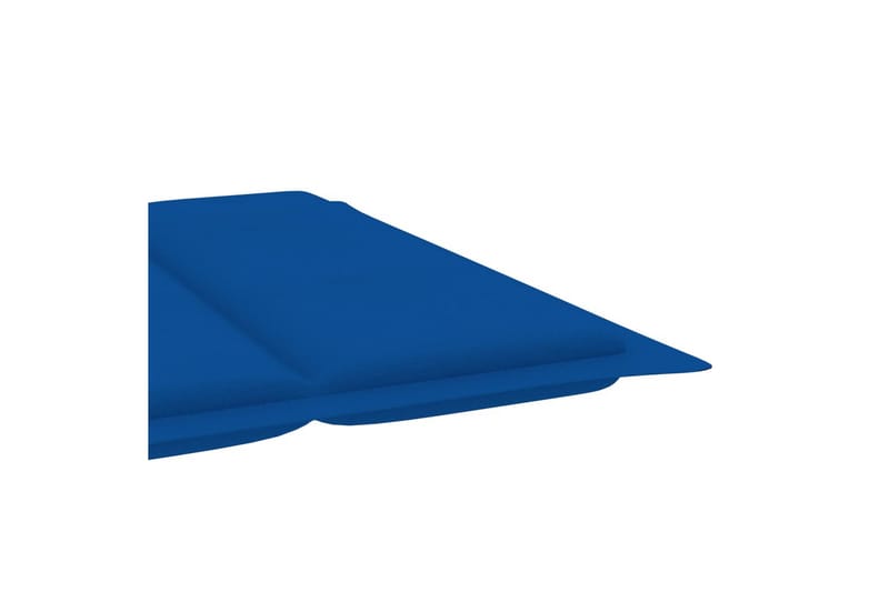 Hynde Til Liggestol 186x58x4 cm Kongeblå - Blå - Havemøbler - Hynder - Solstolshynde - Dækstolshynde