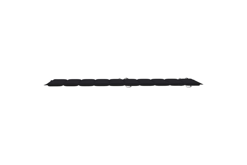 Hynde Til Liggestol 186x58x4 cm Sort - Sort - Havemøbler - Hynder - Solstolshynde - Dækstolshynde